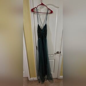 Elegant Green Evening Gown